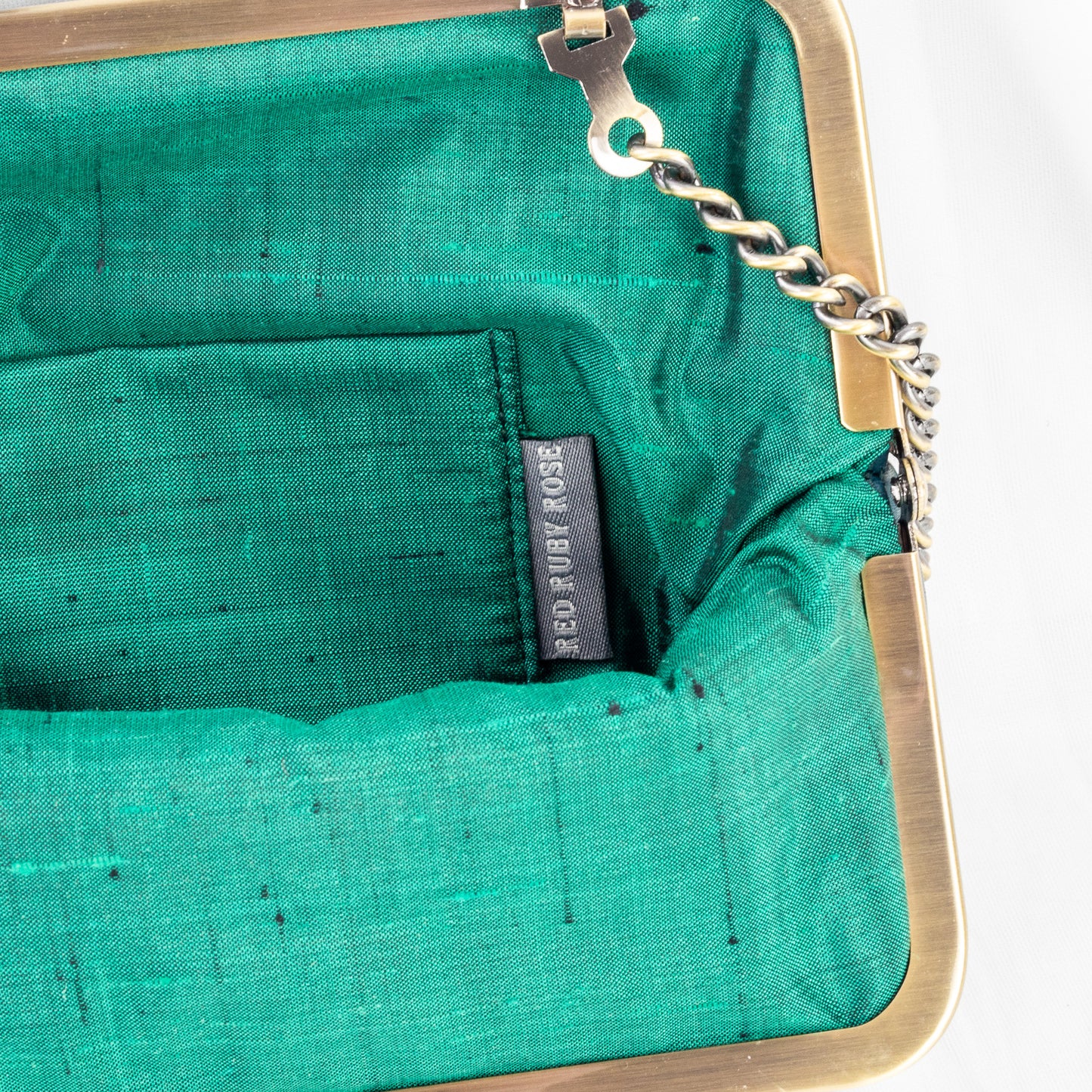 Red Ruby Rose | Leather Clutch