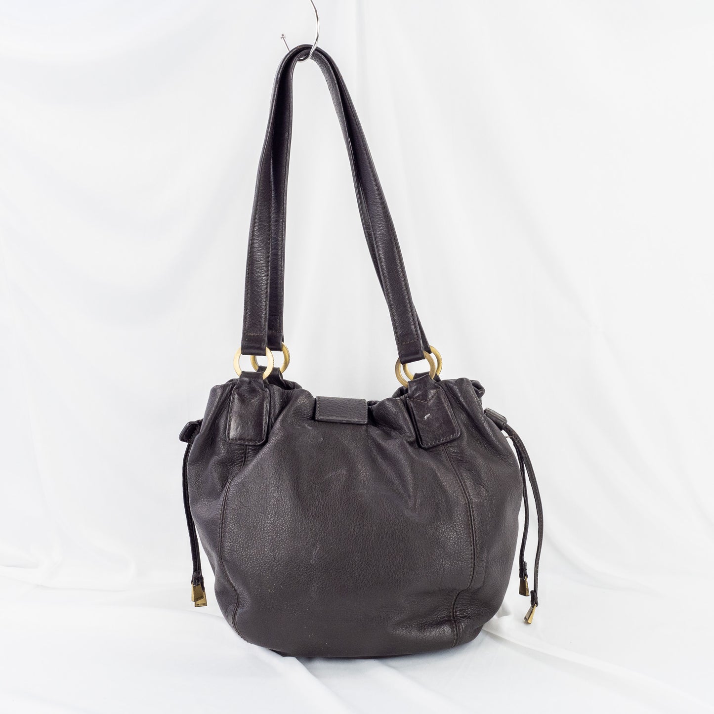 Oroton | Drawstring Leather Bag