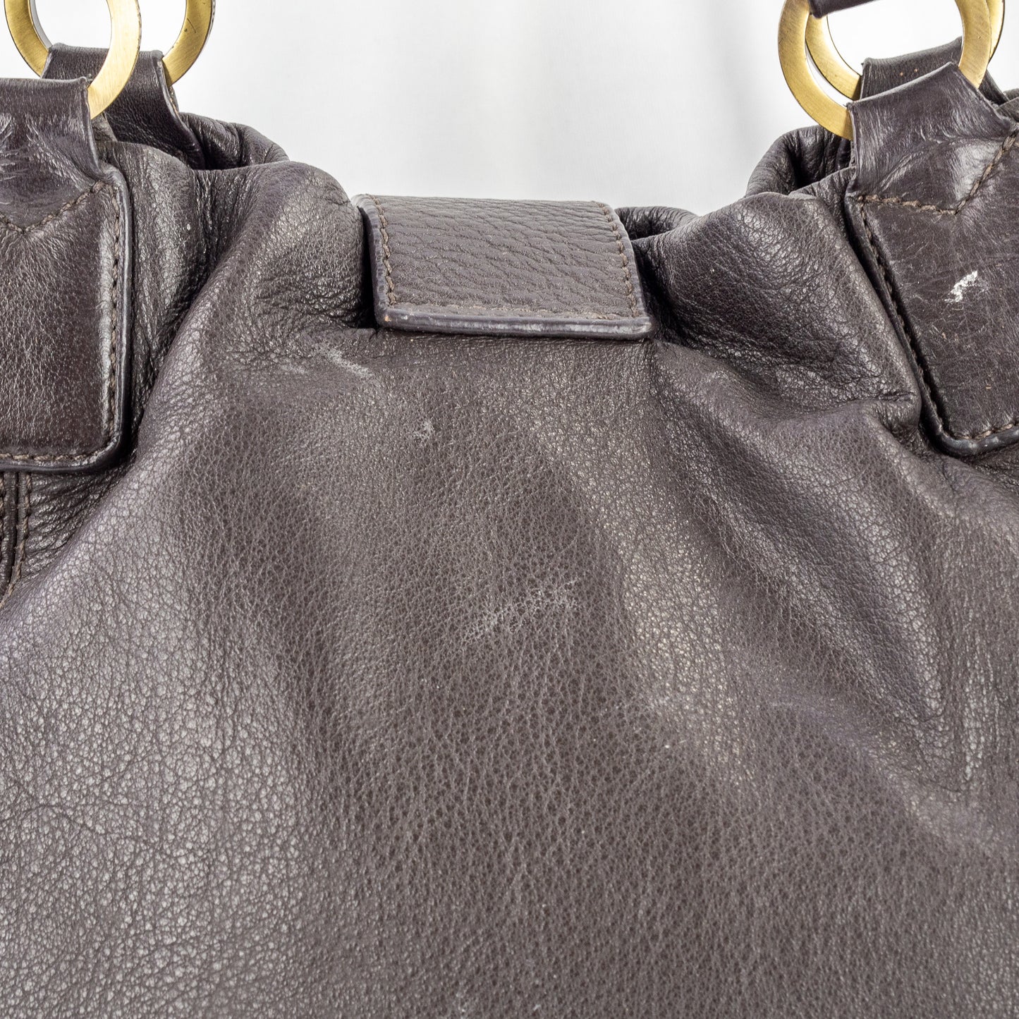 Oroton | Drawstring Leather Bag