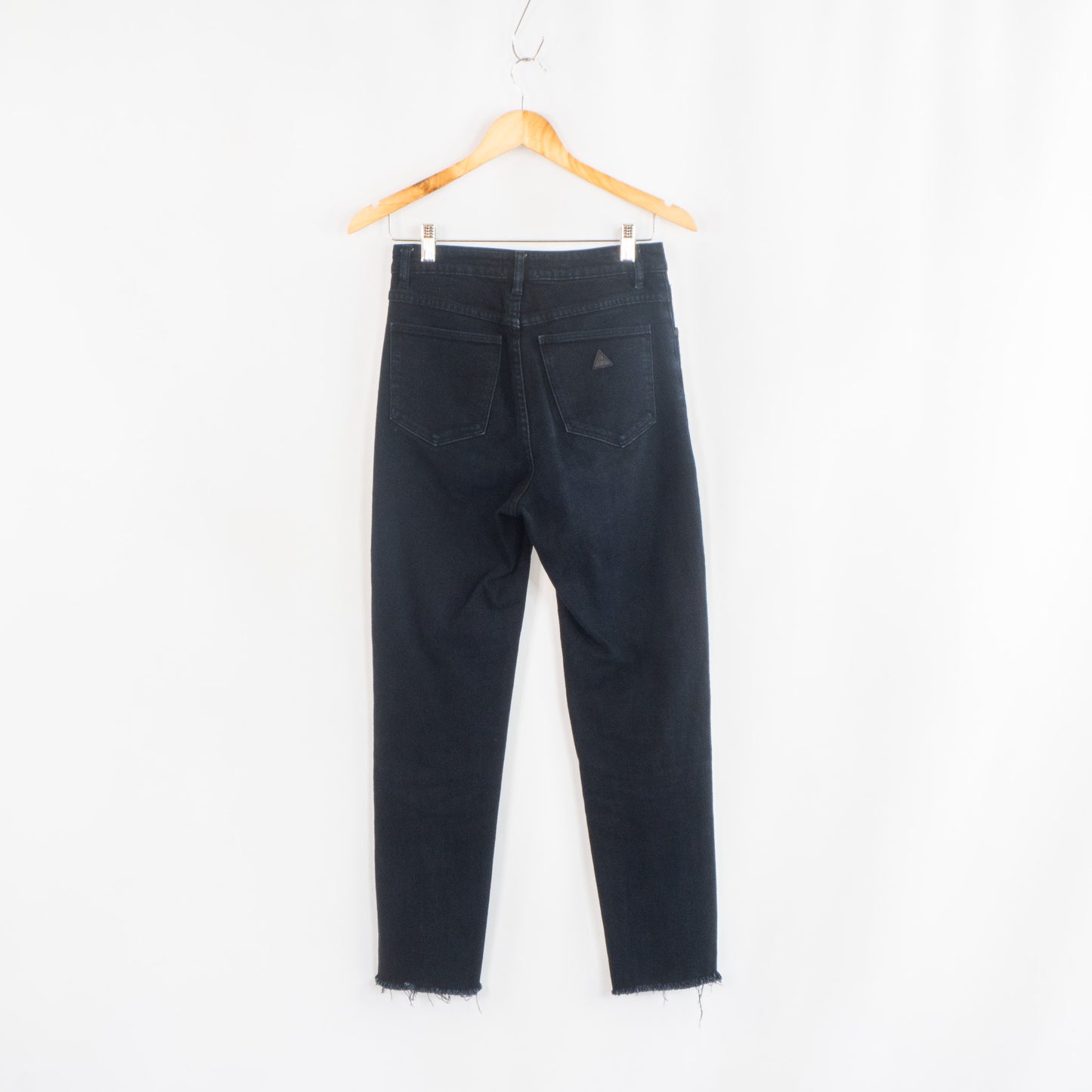 Abrand Jeans | Dark Wash High-rise, Slim Leg Jeans (27/10)