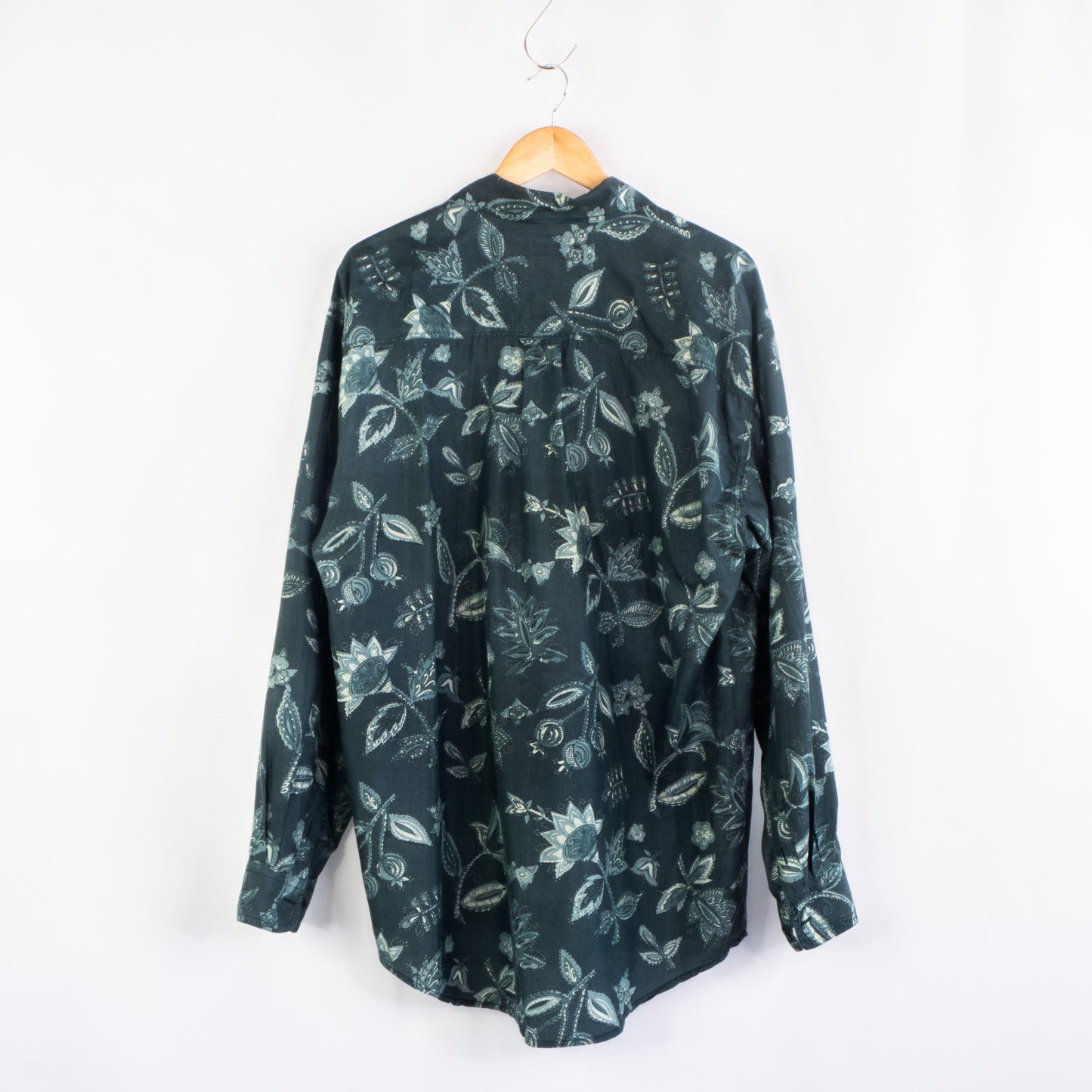 Qian Jiang | Silk Button Up Shirt (M)