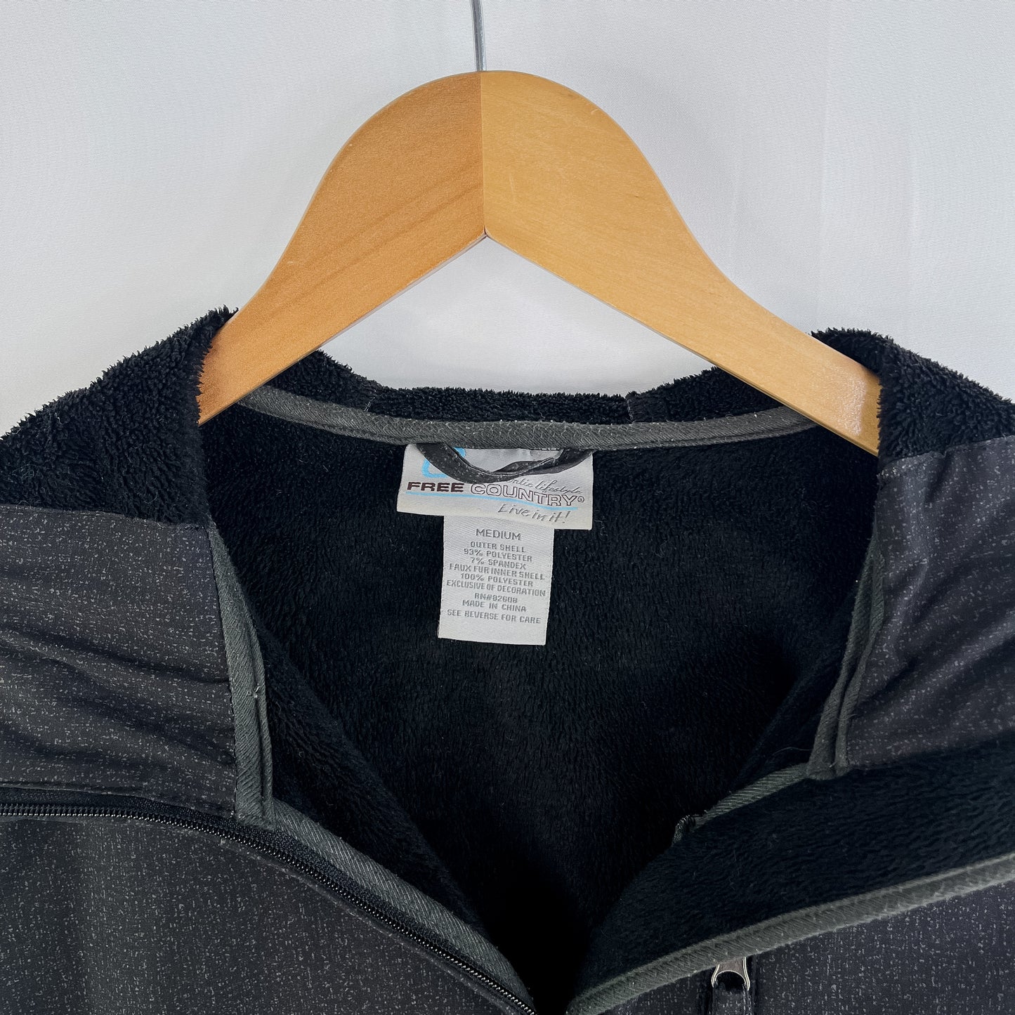 Free Country | Fleece Lined Zip Up Jacket (M)