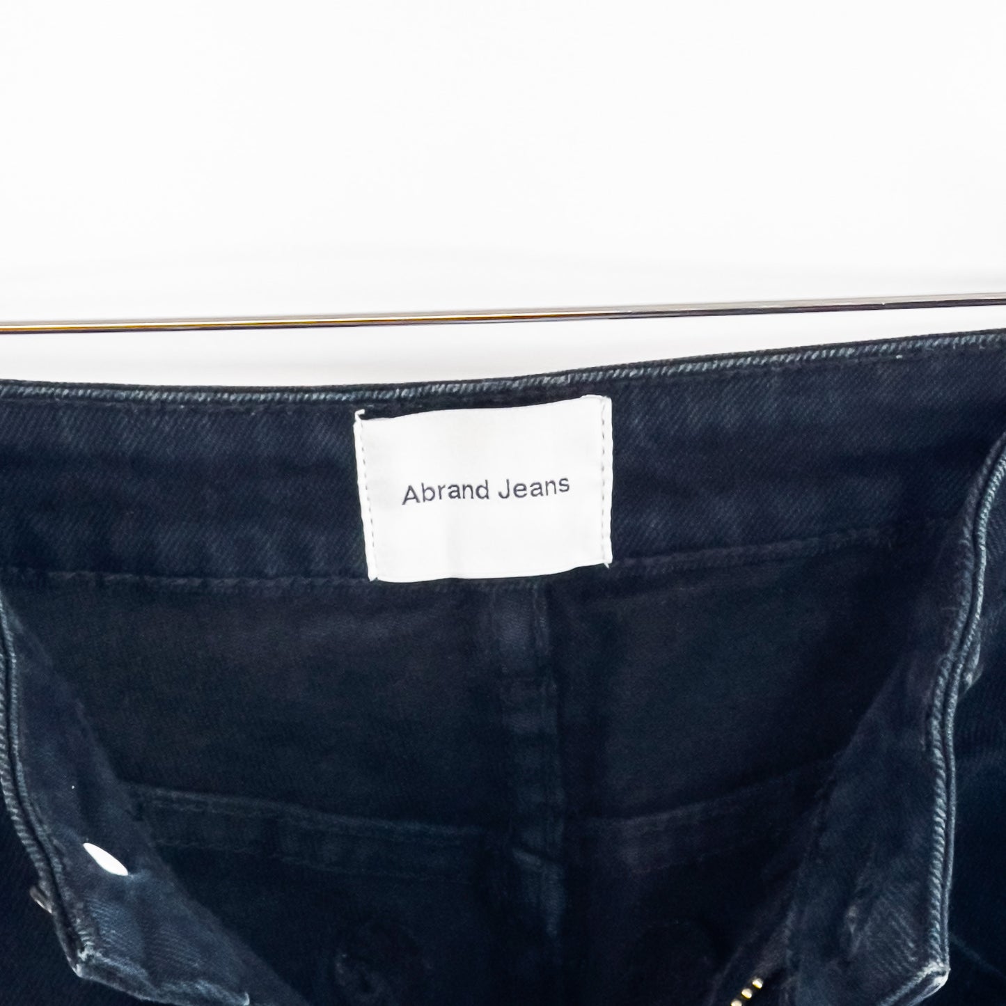 Abrand Jeans | Dark Wash High-rise, Slim Leg Jeans (27/10)