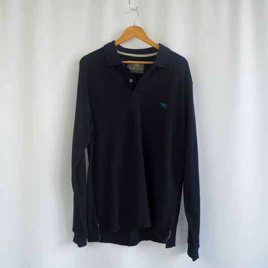 Gunn Polo | Long Sleeve Cotton Polo (XL)