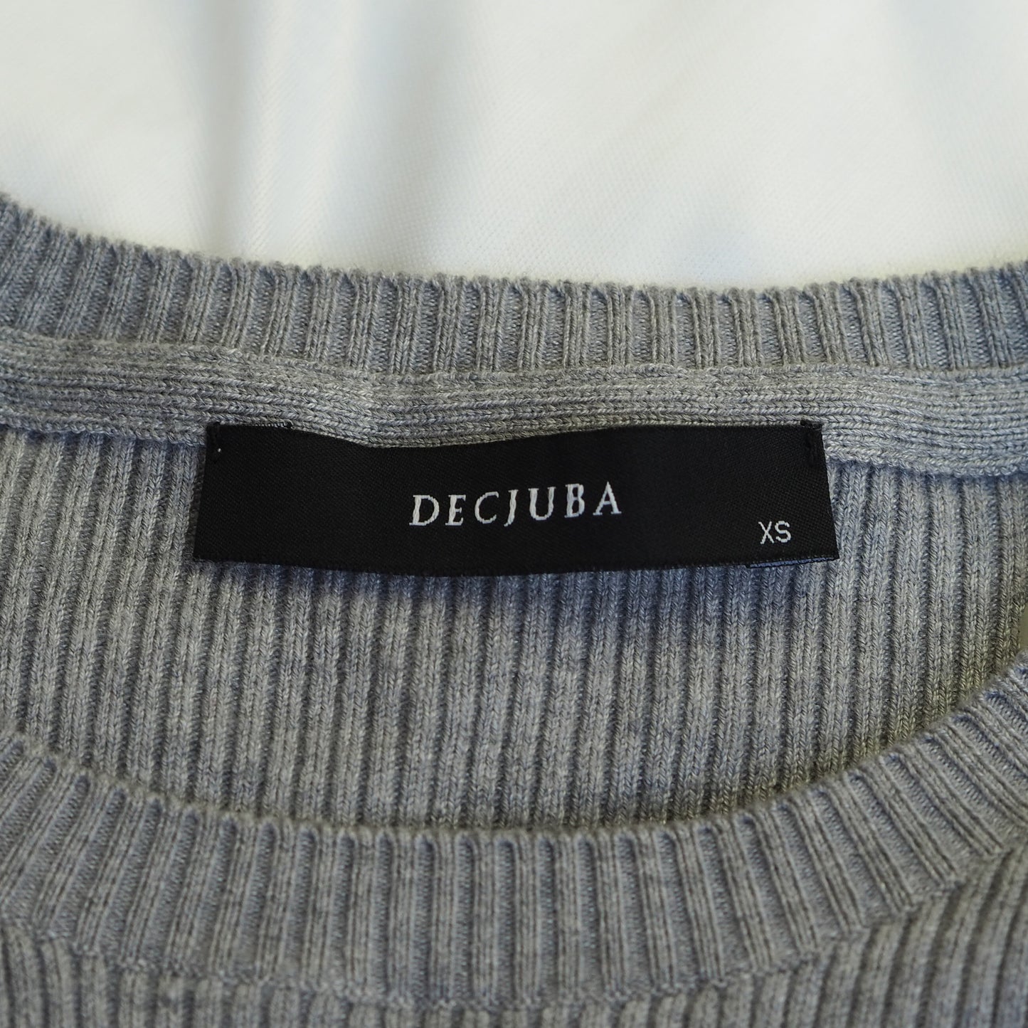 Decjuba | Ribbed Knit Long Sleeve Top (XS)