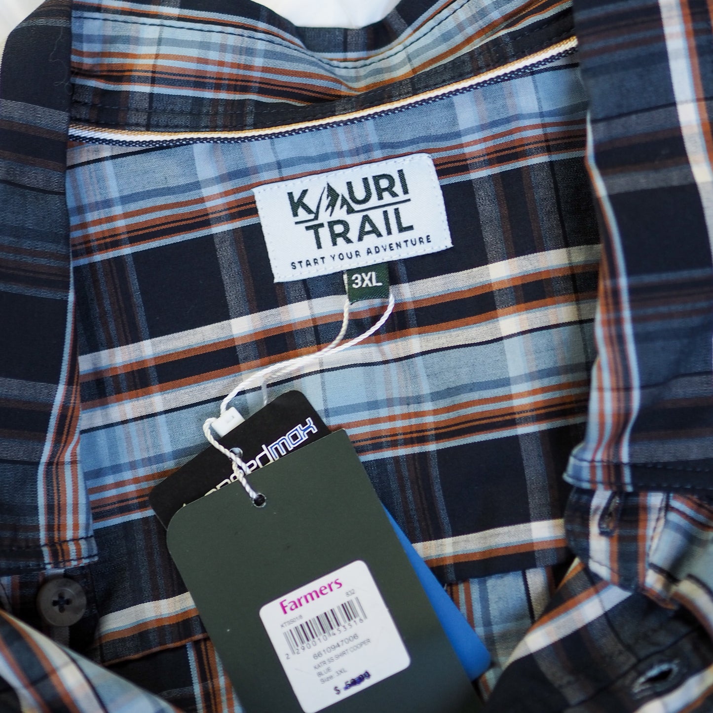 Kauri Trail | Short Sleeve Button Down Shirt (3XL)