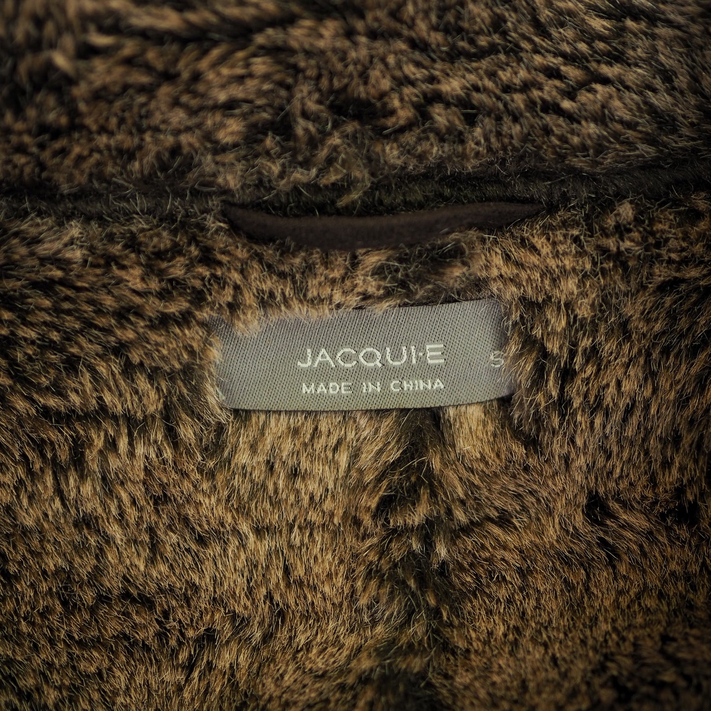 Jacqui E | Faux Fur lined Suede Coat (S)