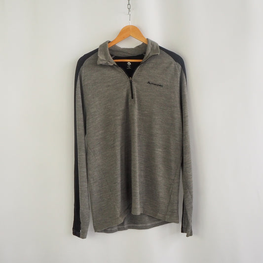 Macpac | Lightweight Merino Quarter Zip Sweater (L)