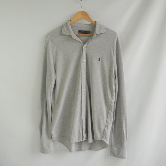 Polo - Ralph Lauren | Knit Button Down Shirt (L)