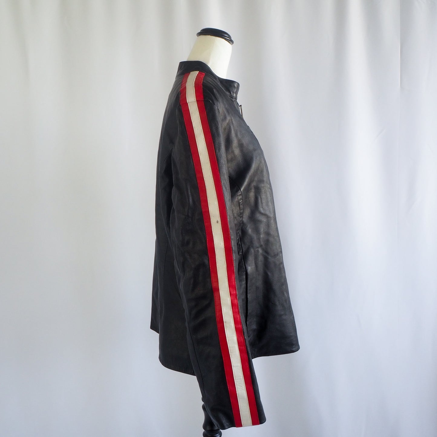 Meldin | Black Leather Jacket (2XL)